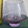 Vintage Caithness Glass Vase / Bowl with Etched Flower Design Image 3