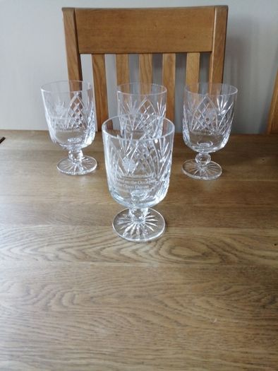 Cavan Crystal Glasses X 4
