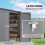 Galvanised Metal Garden Shed with Foundation Kit Image 3