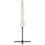 Cantilever Umbrella with Steel Pole Sand 300 cm Image 4