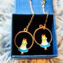 Alice in Wonderland Earrings Image 5