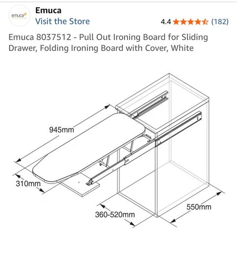 Pull Out Ironing Board