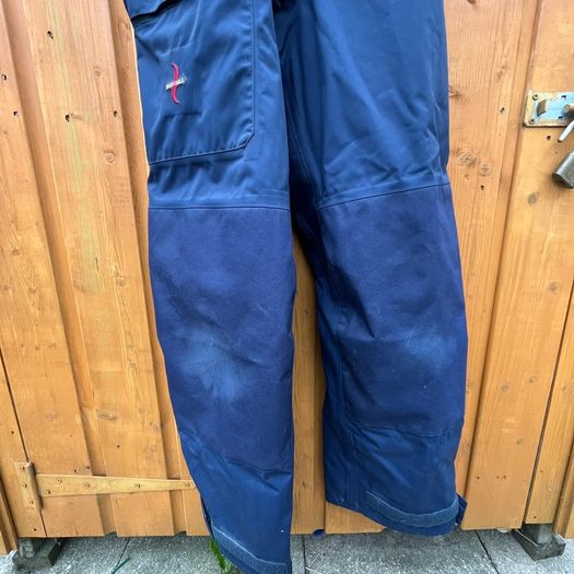 Musto Mens Blue Performance Salopettes Bib Trousers Breathable UK Size Small