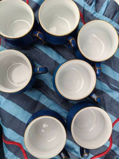 28 piece Denby Imperial Blue Dinnerware