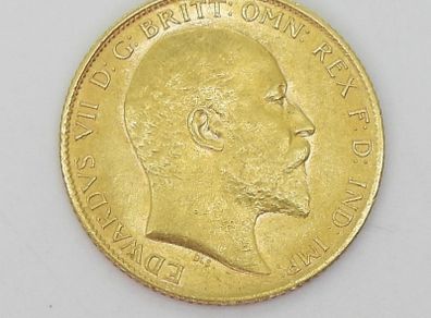 Half sovereign 1904 gold coin