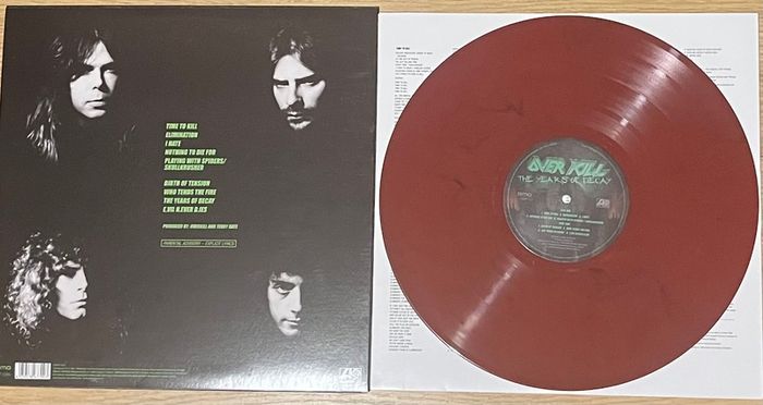 Overkill The Years of Decay Vinyl