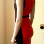 Quiz Colour Block Bodycon Dress - Size 10 Image 4