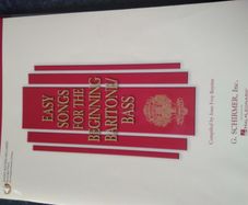 Singing book baritone/bass/ solos