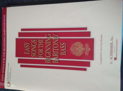 Singing book baritone/bass/ solos