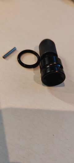 Quick Release 1/2-Inch Square Drive to 1/4-Inch Hex Female Socket Adapter