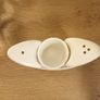 Fine Porcelain Salt & Pepper Shaker With Toothpick Holder (12.5cm x 5.5cm x 9.5cm) Image 4