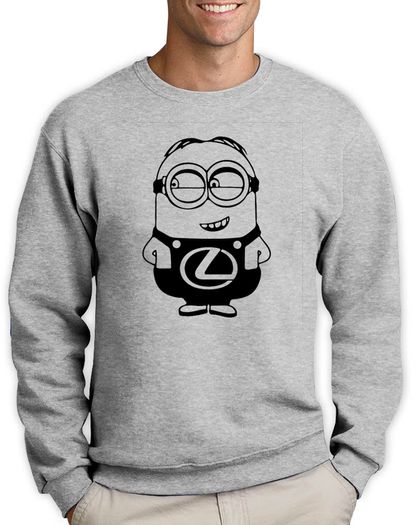 Funny Lexus Minion Sweatshirt Great Gift Present Idea For Lexus Fans Owners