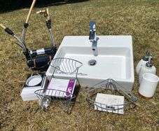 Basin, Shower pump & accessories
