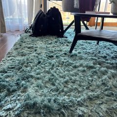 Velvet Plush Blue Rug
