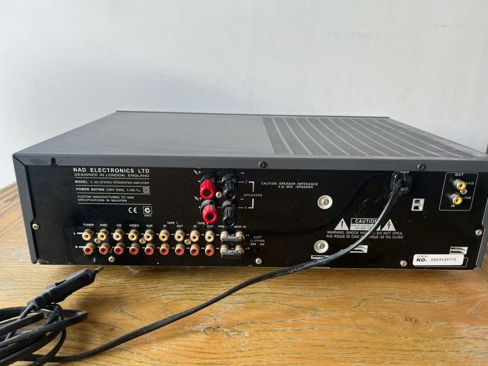 NAD C 340 Stereo Integrated Amp .