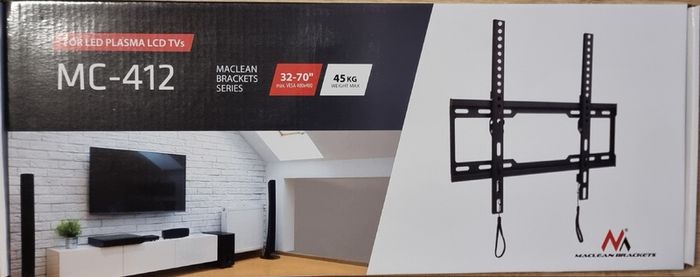 Tv Bracket Wall Mount Flat Tilt 32"-70"