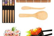 Brand New Sushi Set, 9 PCS Bamboo Sushi Rolling Mat Sushi Kit