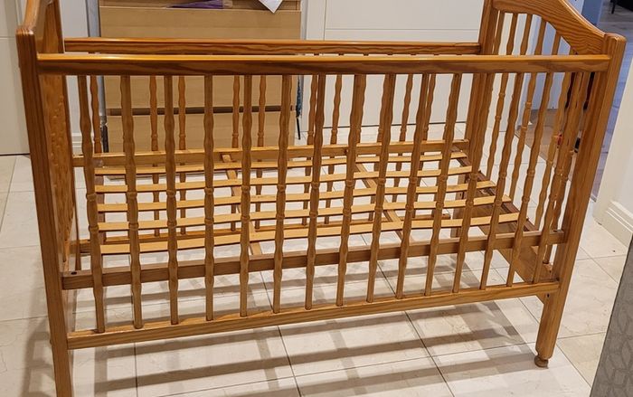 Baby cot and mattress