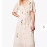 BNWT - French Connection Eka Floral Embroidery Button Midi Dress UK 12 Image 2
