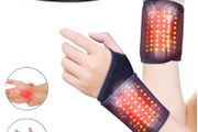 1x Self Heating Wrist Band Magnetic Therapy Support Brace Wrap Heated Hand Warmer Compression Pain Relief Wristband Sanitizer Belt