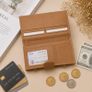 Leather Wallet for Women Card Holder Purse, Multi Compartment Clutch Wallet Image 3