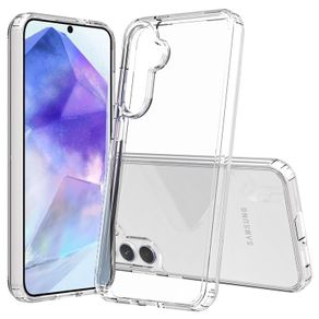 Samsung Galaxy A55 Case Clear Reinforced Corners TPU Flexible for Samsung A55 Phone Cover-Clear