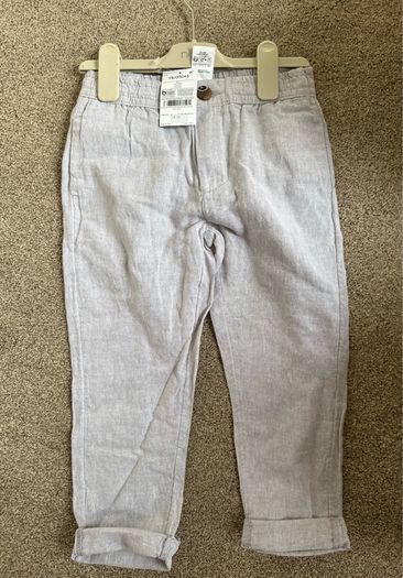 Brand New Zara shirt and Next pants 5-6t. set