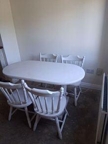 dining room table and chairs