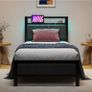 Single Bed Frames with Storage Headboard and Charging Station/LED Lights Image 6