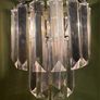 Contempory Acrylic Clear Non Electric Pendant Ceiling Lamp Shade - 25cm Image 4