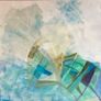XL Original painting warm Neutral With green original art Dublin Large Abstract Painting Irish Art DIY Renovation Extension Image 5