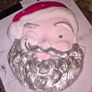 Santa Plaque wall hanging Image 3