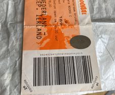 Old 2004 Republic of Ireland ticket (Away) v Holland