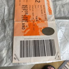 Old 2004 Republic of Ireland ticket (Away) v Holland