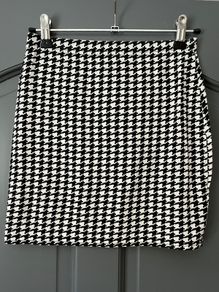 BOOHOO ladies check mini skirt size 8