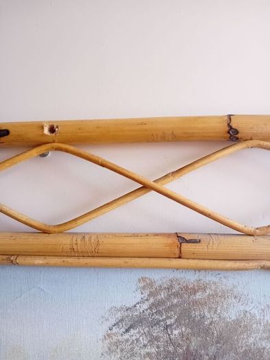 Vintage mid century large oil painting