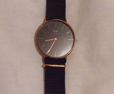 Daniel Wellington watch - Unisex - Black/Gold