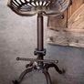 NEW Cast Iron Tractor Style Kitchen Bar Stool Vintage Style Image 3
