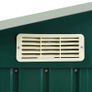 Garden Shed with Rack Green 205x130x183 cm Iron Image 4