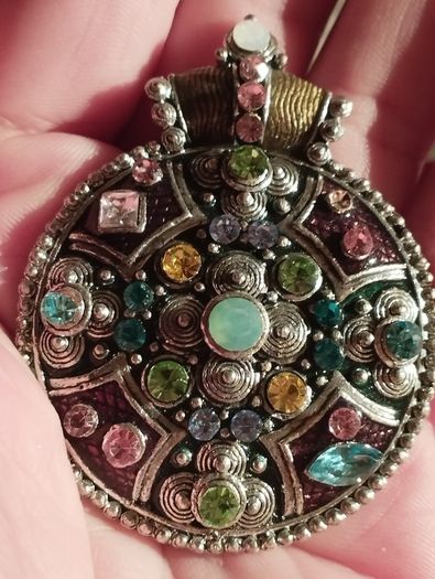 Vintage Celtic style medallion pendant.