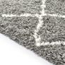 Rug Berber Shaggy PP Grey and Beige 140x200 cm Image 4