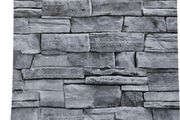 Gray Brick Self Adhesive Wallpaper Faux Rock Stone Peel and Stick Removable Vinly Paper for Wall Furniture Decoration, Gray 44.5cmx300cm MULTIPLE COLOURS/SIZES AVAILABLE (FREE POSTAGE)