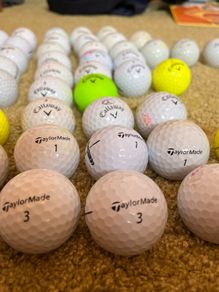 63 Golf balls Excellent Condition