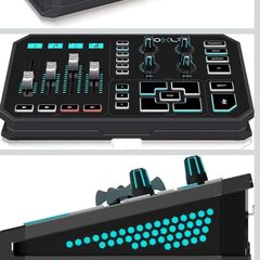TC Helicon GoXLR Revolutionary Online Broadcaster Platform with 4-Channel Mixer, Motorized Faders, Sound Board and Vocal Effects, PC Compatible Only