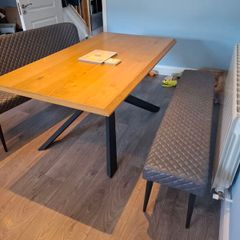 Dining Table & 2 Benches