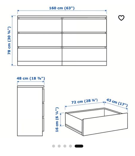 Chest of 6 Drawers