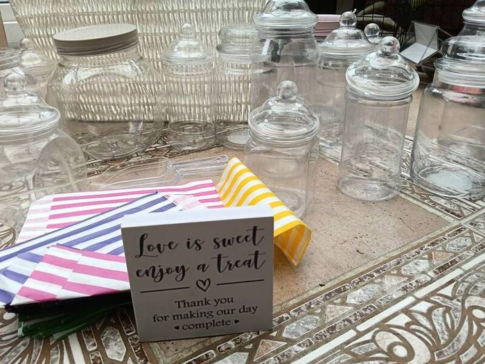 sweet jars for wedding