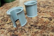 Preston Innovations Compatible Offbox Adapters - 25mm Round (Grey)