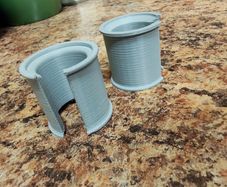 Preston Innovations Compatible Offbox Adapters - 25mm Round (Grey)