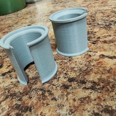 Preston Innovations Compatible Offbox Adapters - 25mm Round (Grey)